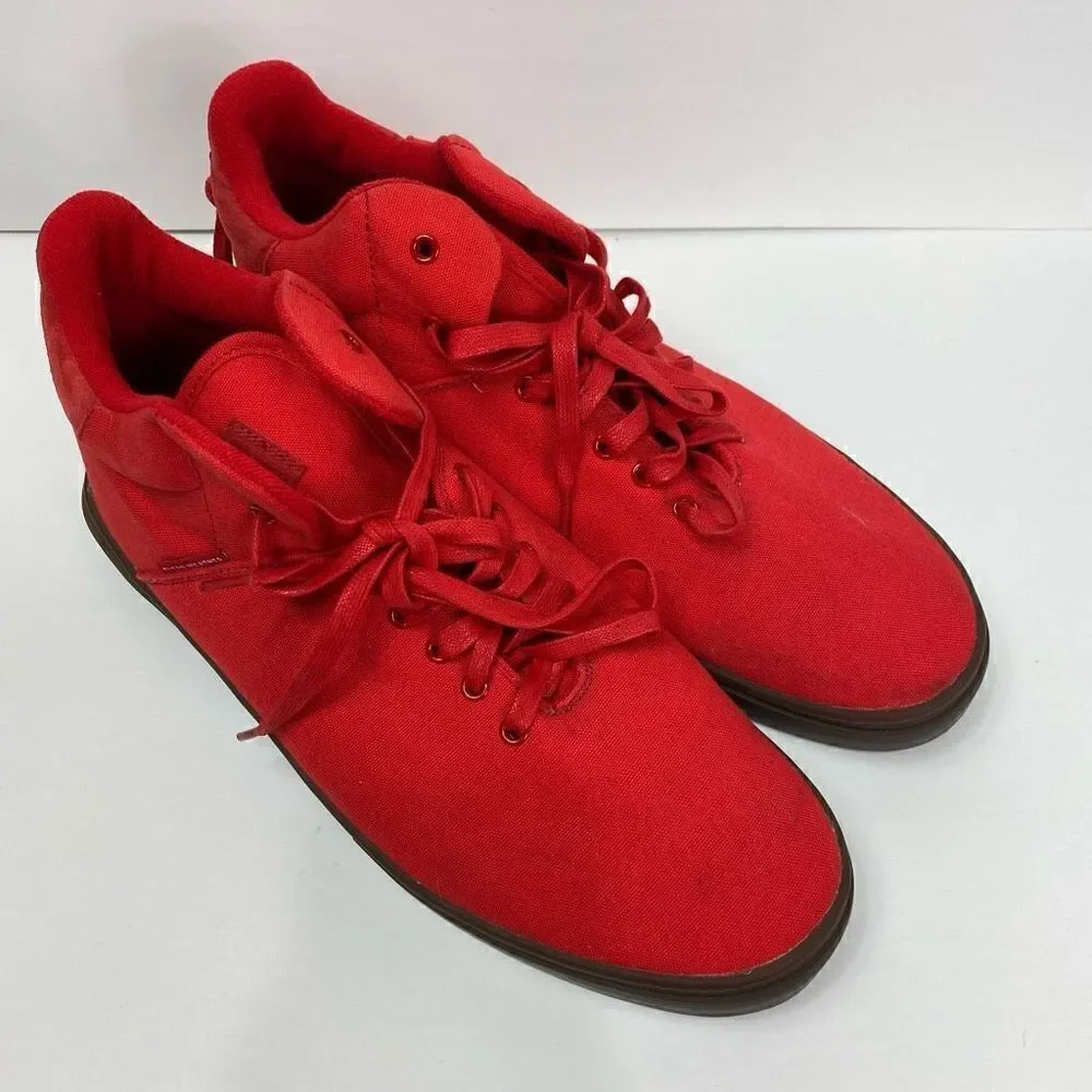 Clear Weather The One Ten Mid Top Sneaker Shoes Red Water Resistant Size 13
